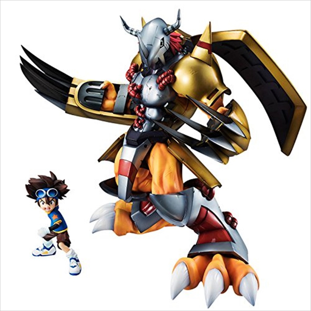 GEM Series Digimon Adventure WarGreymon & Taichi Yagami Figure