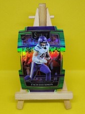 2021 Panini Select Concourse Neon Green Prizm Die-Cut  /349 Zach Davidson #95 RC