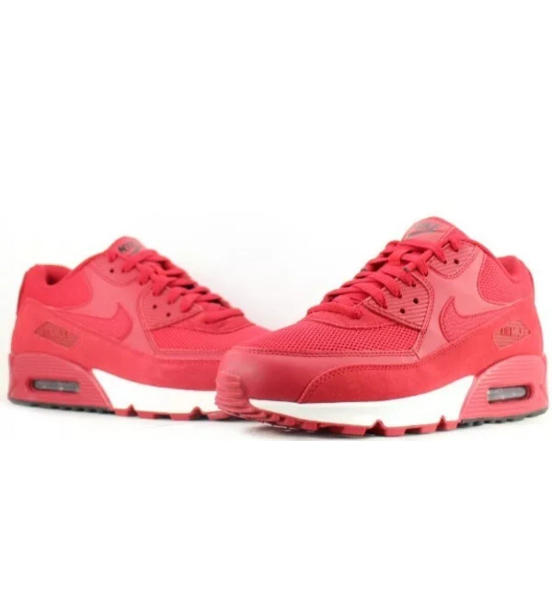 Nike Air Max 90 Essential Gym Red White Men Size US