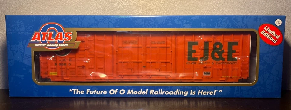 Atlas O #3001646 Elgin Joliet &Eastern Berwick 60' Hy-Cube Boxcar Custom Run NIB - Image 3 of 4