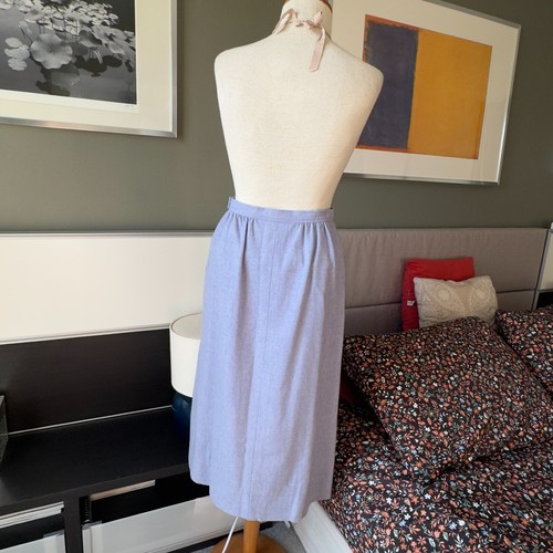 - Pendleton Pleated Pure Virgin Wool Long Skirt Winter Vintage Sz 6 - Picture 7 of 7