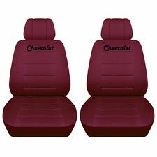 Customized Truck Seat Covers 2019 Chevy Silverado Burgundy With Gt