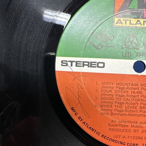 Led Zeppelin IV ( Zoso) Atlantic SD 7208 W/Hype Stickers RARE 1971 Original CRC - Picture 20 of 22