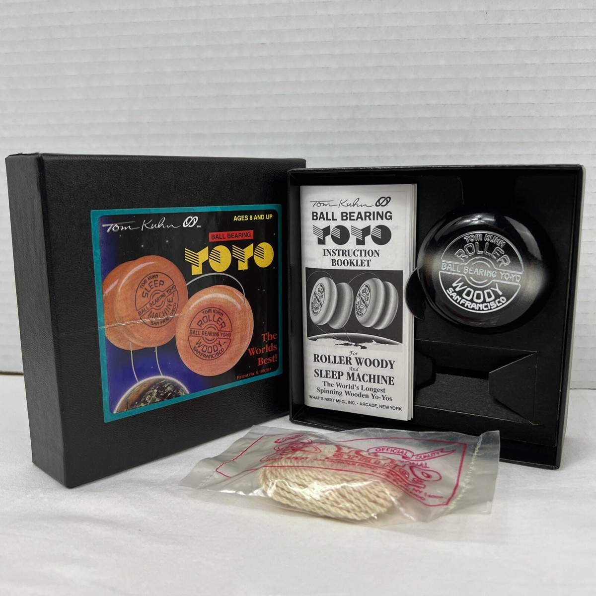 1990s Tom Kuhn Roller Woody Adjustable String Gap Ball Bearing Yo