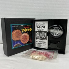 1990s Tom Kuhn Roller Woody Adjustable String Gap Ball Bearing Yo-yo Black New