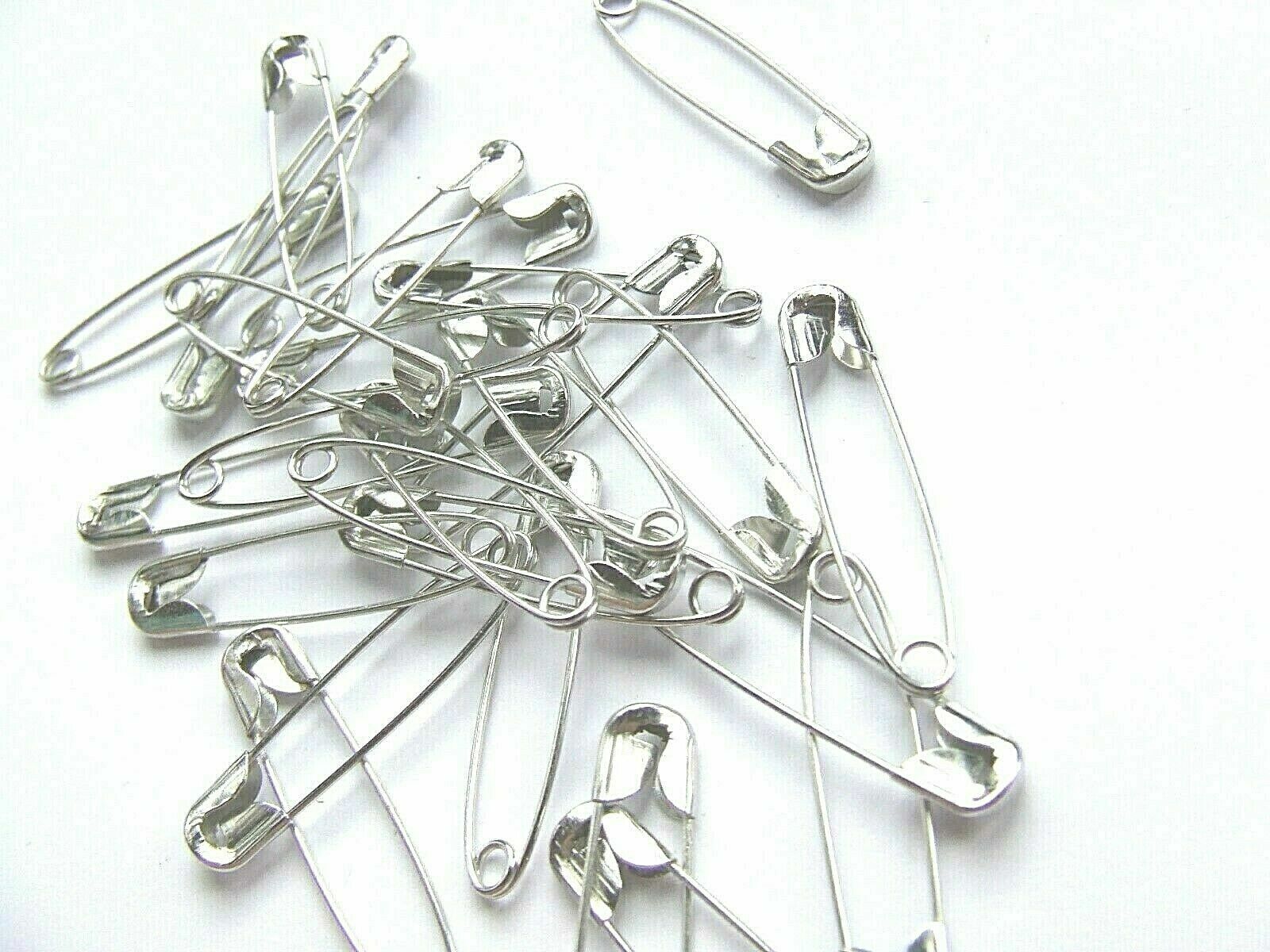 Steel Safety Pins Assorted 20mm /30mm/40mm/50mm Strong Industry