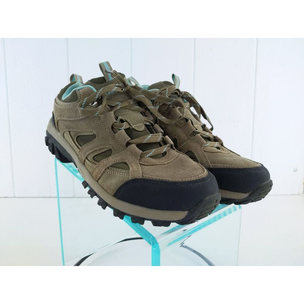 Bearpaw Shoes Womens 11 Athletic Hiking Outdoor Edgewood Low Leather Mesh Sport