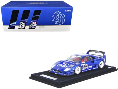 Inno64 MiniGT 1/64 LBWK F40ミニカーとフィギュアセット INNO64 1:64 LBWK Ferrari F40 Tokyo Auto Salon 2023 (White