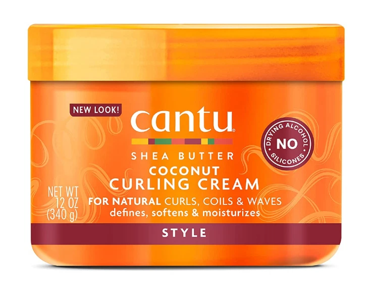 340G CANTU масло ши кокосовый крем для завивки волос натуральный завивки волны стиль - Изображение 2 из 4