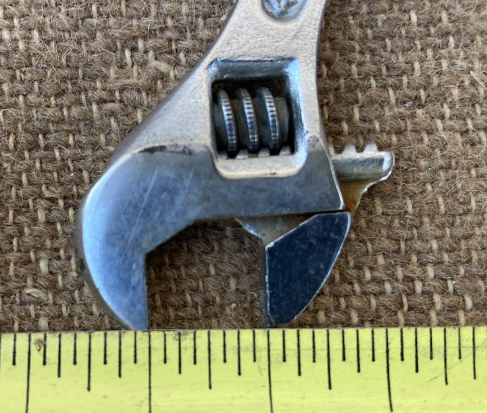 Vintage Diamond Caulk & Horseshoe Co 4" Adjustable Wrench DIAMALLOY USA