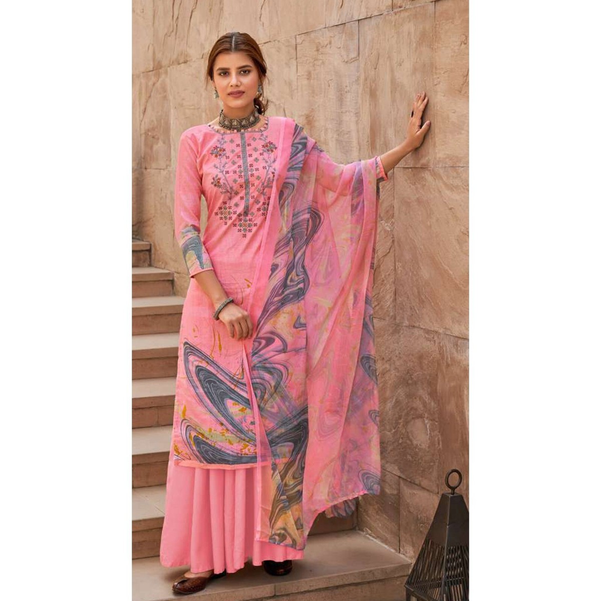 Salwar Kameez Summer Dresses Designer Pure Cotton Summer Wear Indian  Designer Women's Salwar Kameez Plazzo Dresses