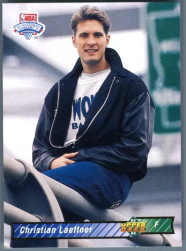 1992-93 Upper Deck Minnesota Timberwolves Christian Laettner #3b Rookie