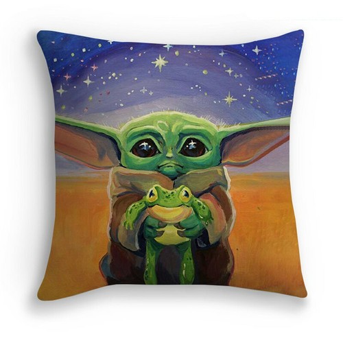 Baby Cute Pillowcase 45cm Cushion Cover Star Wars Mandalorian Themed - 第 12/38 張圖片