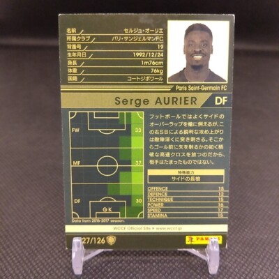 Serge Aurier No.A027 WCCF Football Soccer card Sports TCG Japanese