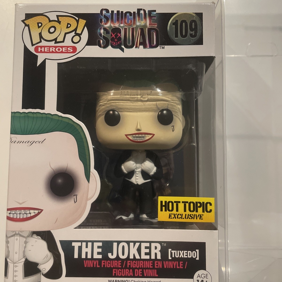 FunkoPop！109 THE JOKER tuxedo限定版 Amazon.com: Funko Pop! Suicide Squad #109 The Joker (tuxedo
