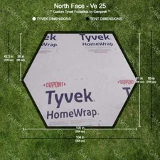 Tyvek Footprint for the North Face Ve 25 Tent