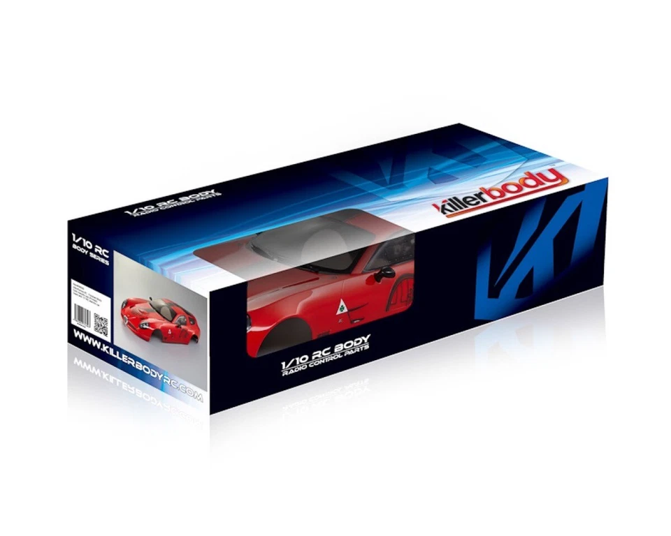 Killerbody Alfa Romeo TZ3 Corsa Karosserie rot 195mm RTU KB48249  - Bild 2 von 2