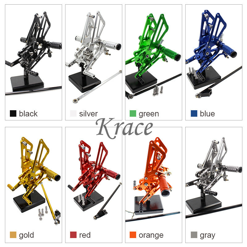 For Ninja ZX14R ZX-14R 2012-2024 CNC Rearset Footrest Footpegs