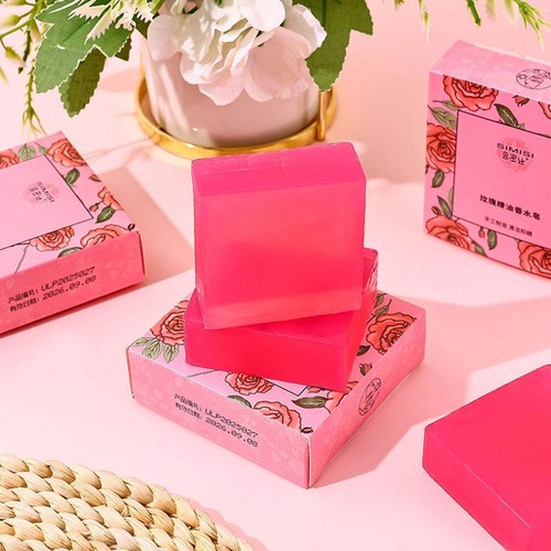 Body Soap Rich Fragrance Rose Essence Rose Essential Oil D3P7 Soap K9H0 - Bild 4 von 12