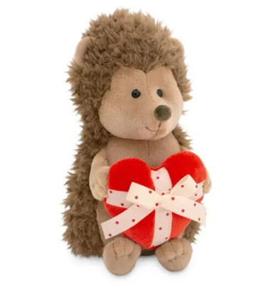 Orange Toys Igel Prickle mt Herz 25cm sitzend, Kuscheltier, Schmusetier,Geschenk