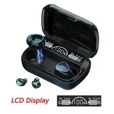 TWS Bluetooth Earbuds Waterproof Bluetooth 5.2 Headset Noise Cancelling Wireless