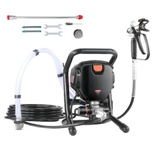 VEVOR Stand Airless Paint Sprayer 3000PSI 750W Efficient Electric Airless Spraye