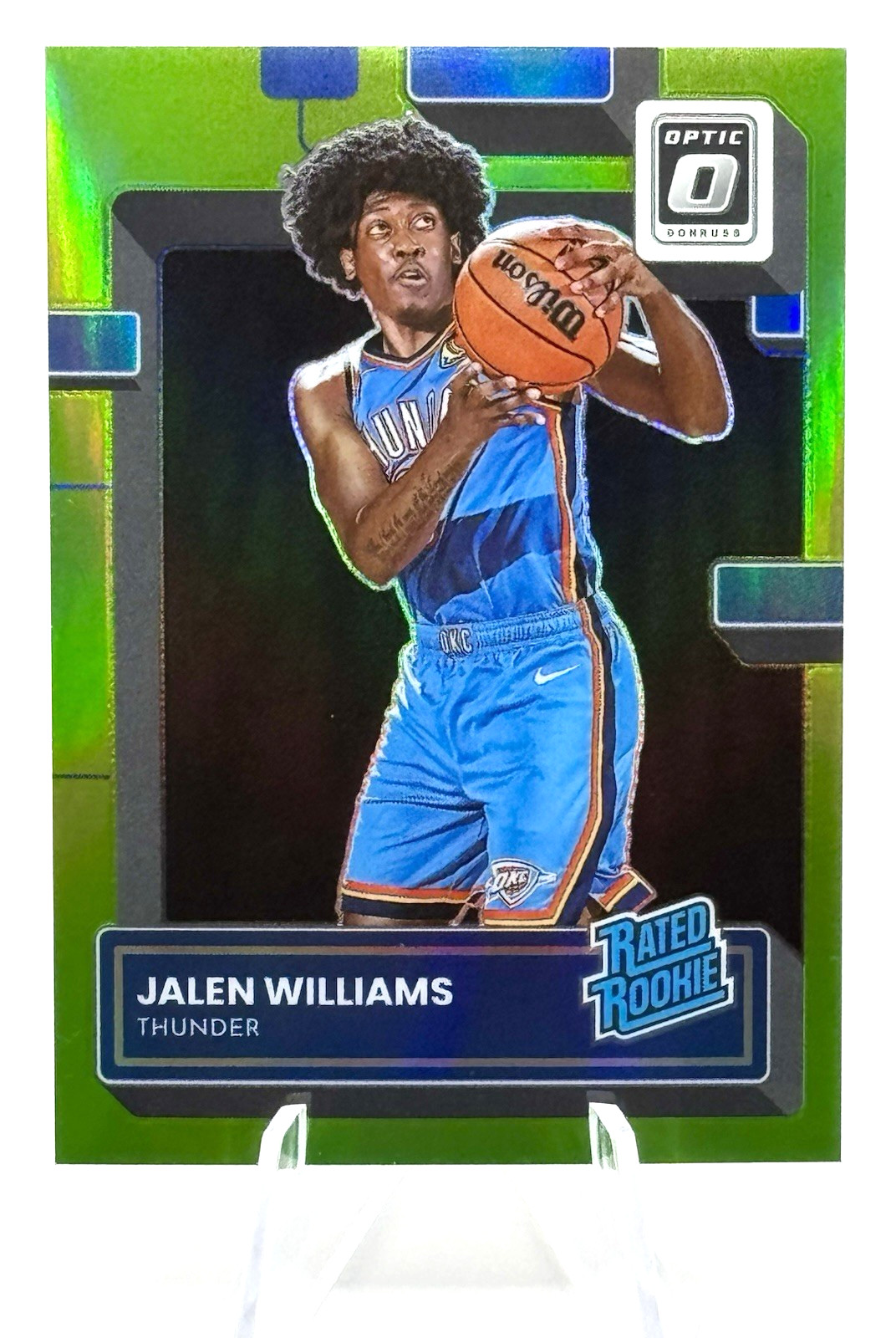 2022-23 Donruss Optic Jalen Williams Rated Rookie Lime /149 #235 Thunder RC