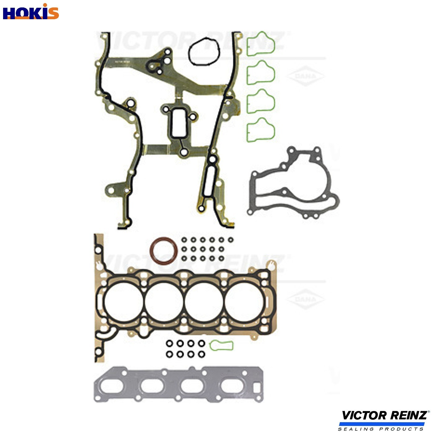 GASKET KIT CYLINDER HEAD 02-37875-04 FOR A14XER/14XEL B14XER D14XER 1.4L 4cyl