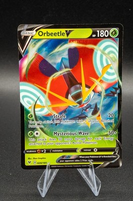 Orbeetle V 020/185 Vivid Voltage Full Art Ultra Rare Holo Pokemon Card NM ++