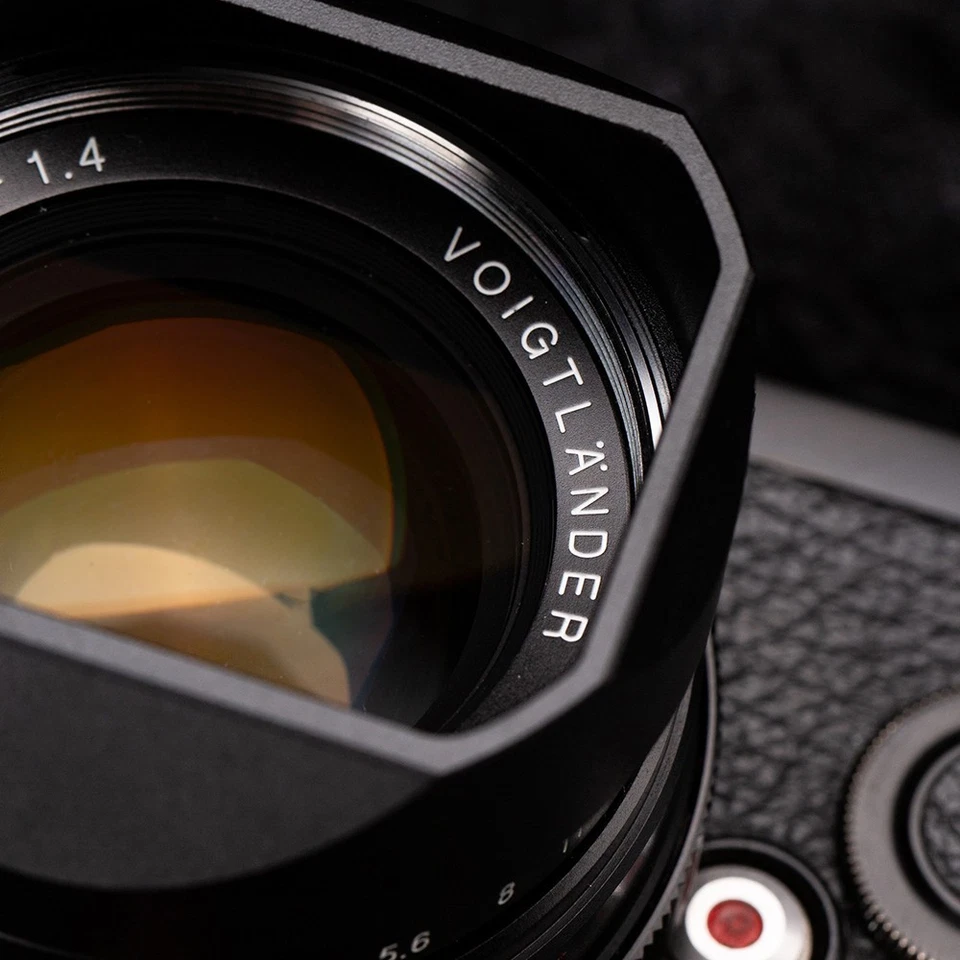 For Leica 35F2aa VM 40 1.4 VM 50 1.5 Bayonet Metal Lens Hood Shade Replace LH-6 - Image 3 of 4