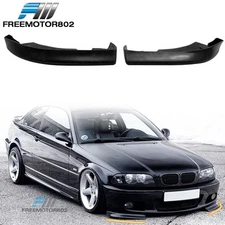 Fits 99-05 BMW 3 Series E46 2Dr MTh Msport Front Bumper Lip Spoiler PU