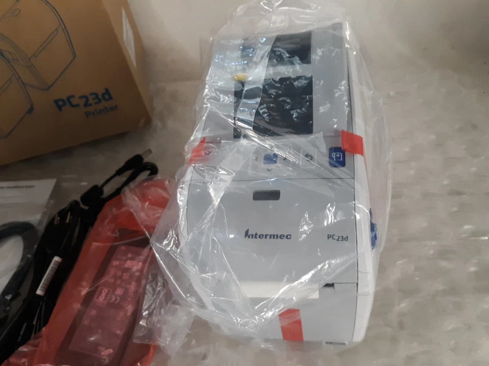 Intermec PC23D Direct Thermal Printer w/ AC Adapter USB 2.0 Software NEW *OB* - Image 2 of 4