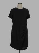 Express Classy Midi Faux Wrap Dress Size 16 NEW
