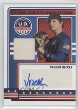 2023 Panini USA Baseball Stars & Stripes Materials Vaughn Neckar Auto 4z8