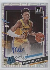 2023 Panini Donruss Rated Rookie Choice Signatures Maxwell Lewis #298 Auto 3hd
