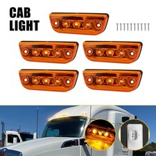 5x Led Cab Roof Marker Amber Running Light Fit Peterbilt 579 2015-2020 Kenworth 5x Led Cab Roof Marker Amber Running Light Fit Peterbilt 579 2015-2020 Kenworth