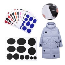 12 Sheets/144pcs Puffer Down Jacket Repair Patch Kit, Fabric Repair Patch Self