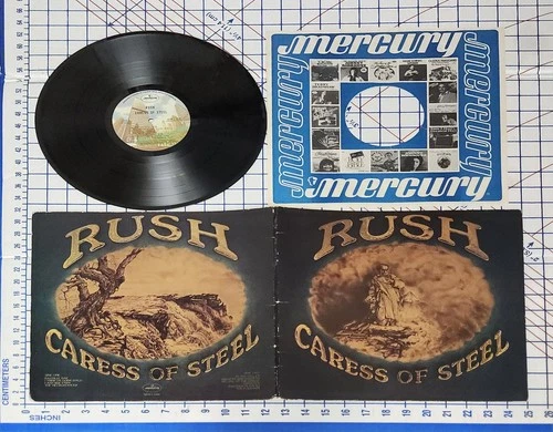 Lp 1975 Rush Caress of Steel record vintage original rare vinyl