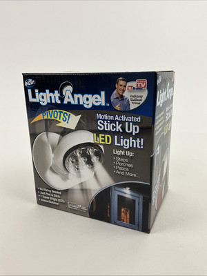 Light Angel Pivoting Motion Activated Stick Up LED Light Outdoor 