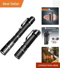 Versatile Mini LED Flashlight - 3 Modes, Portable & Rechargeable Options