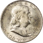 1949-S Franklin Half Dollar - Lightly Toned - Brilliantly Uncirculated!