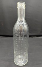 Bouteille verre doseur ancien Vintage France Cuisine déco