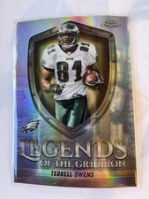 2025 Topps Chrome Football Terrell Owens Legends Of The Gridiron Refractor