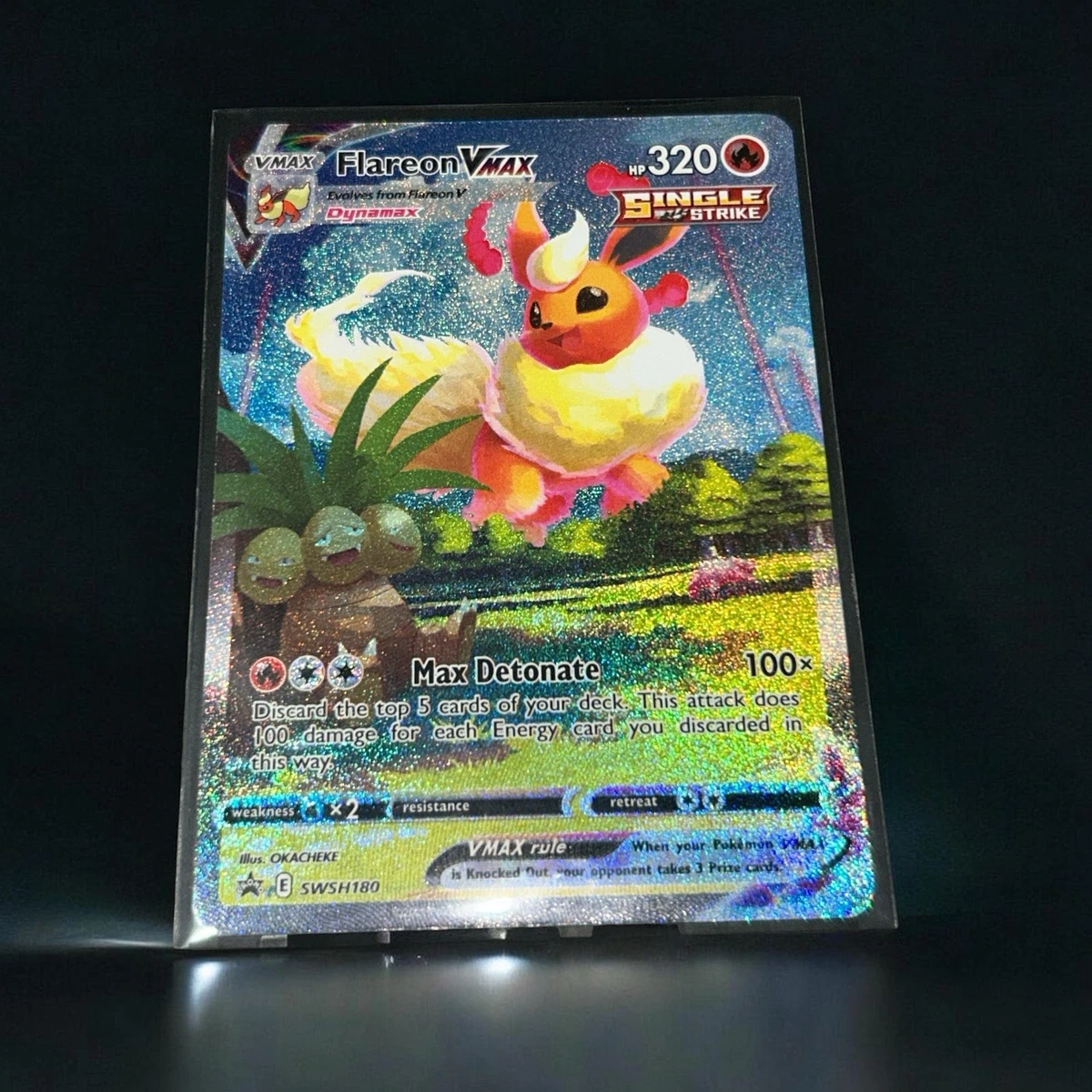 Flareon VMAX SWSH180 SWSH: Sword & Shield Promo Cards for sale | eBay