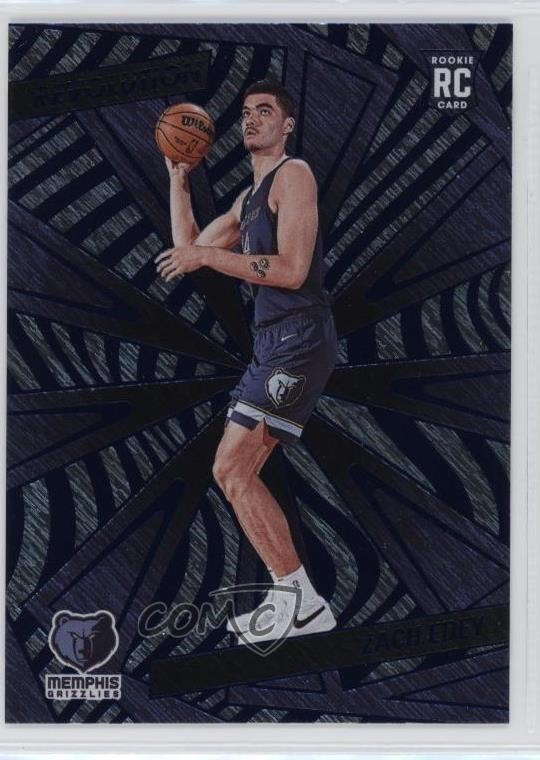2024-25 Panini Revolution Rookies Blue Storm Zach Edey #134 13kb