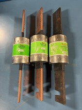 Lot Of 3 Bussmann 250A DUAL-ELEMENT TIME DELAY FUSES 600 VAC FRS-R-250