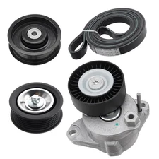 Engine Drive Belt Tensioner & Idler Pulley Kit for... 