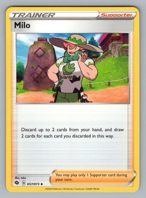 MILO 057/073 UC CHAMPION'S PATH POKEMON LP CPA 2020