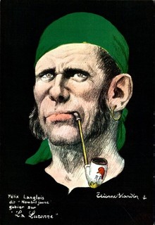 2 CARTE POSTALE ILLUSTRATEUR FELIX LANGLOIS