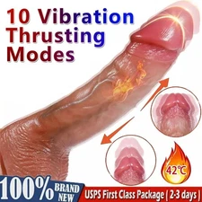 Thrusting Anal Butt Plug Dildo Vibrator Prostate Massager Sex Toys for Men Women